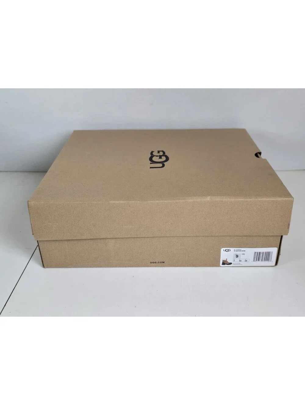 UGG Ashton Addie Chestnut Waterproof Leather Short Snow Boots Size 9 Women NIB